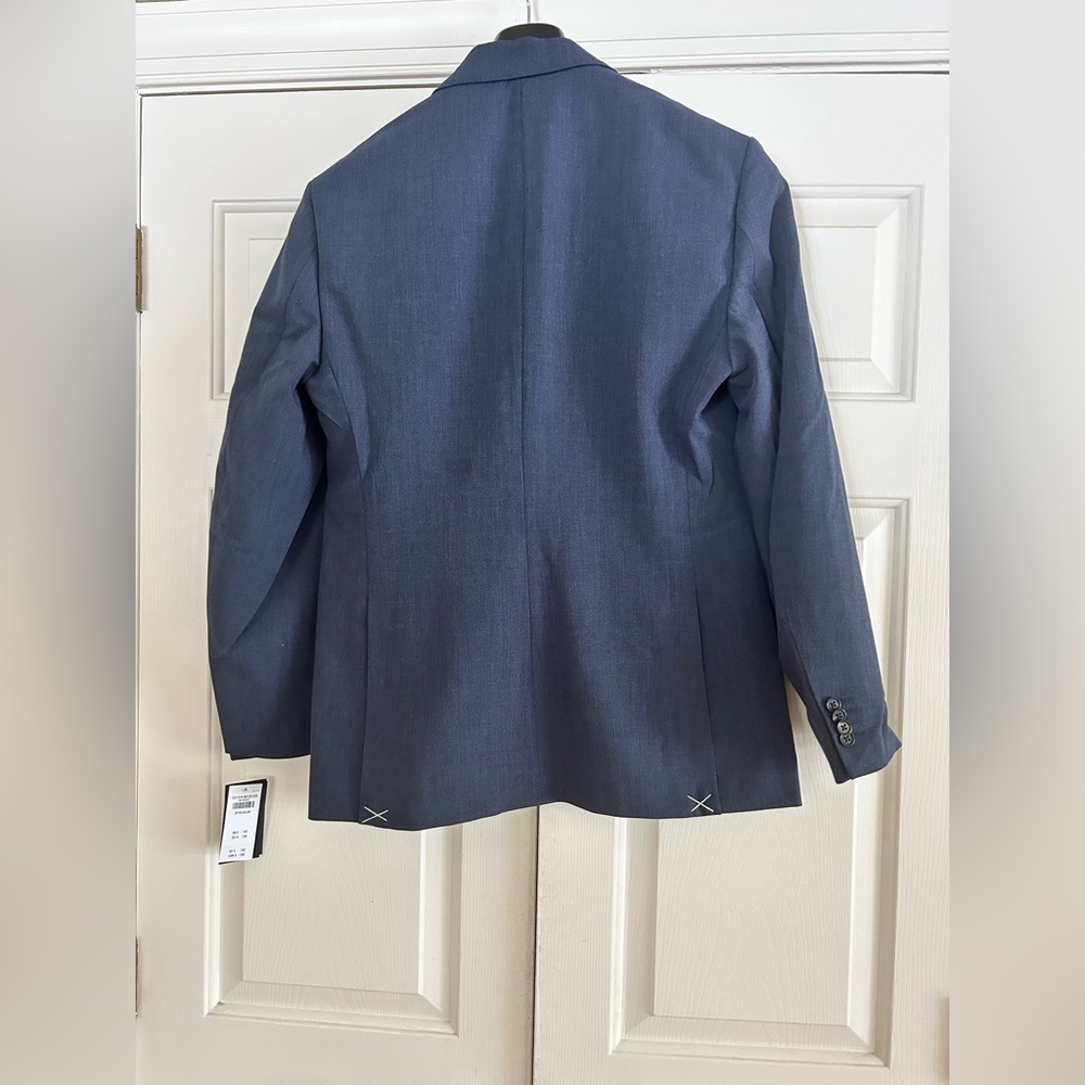 The A&F Collins Blazer Size 38 Regular, Color: Navy Texture - Picture 2 of 8